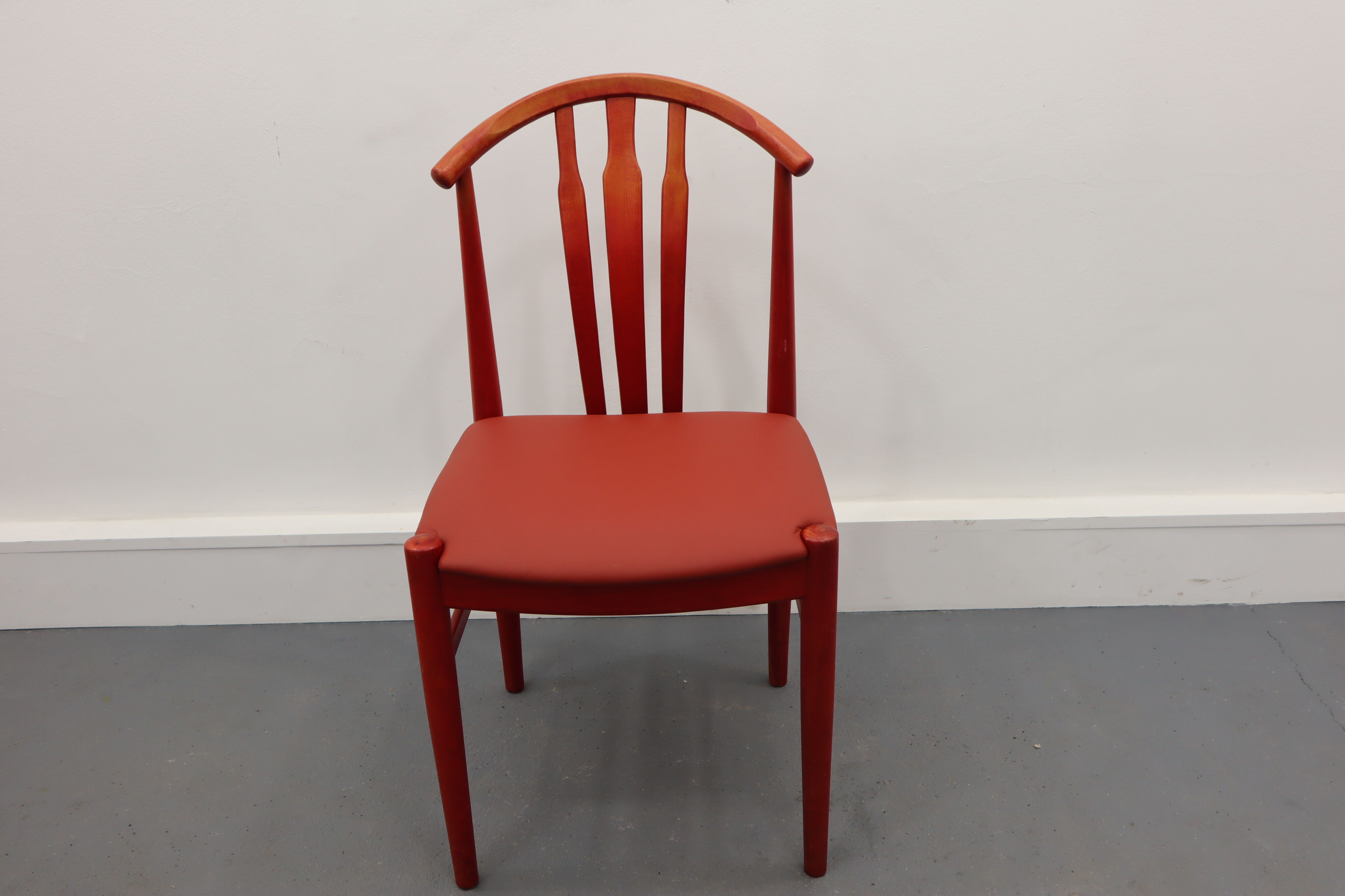Swedish Dining Chairs by C. Ekström, A. Johansson & S. Hyssna, 1970s, Set of 4