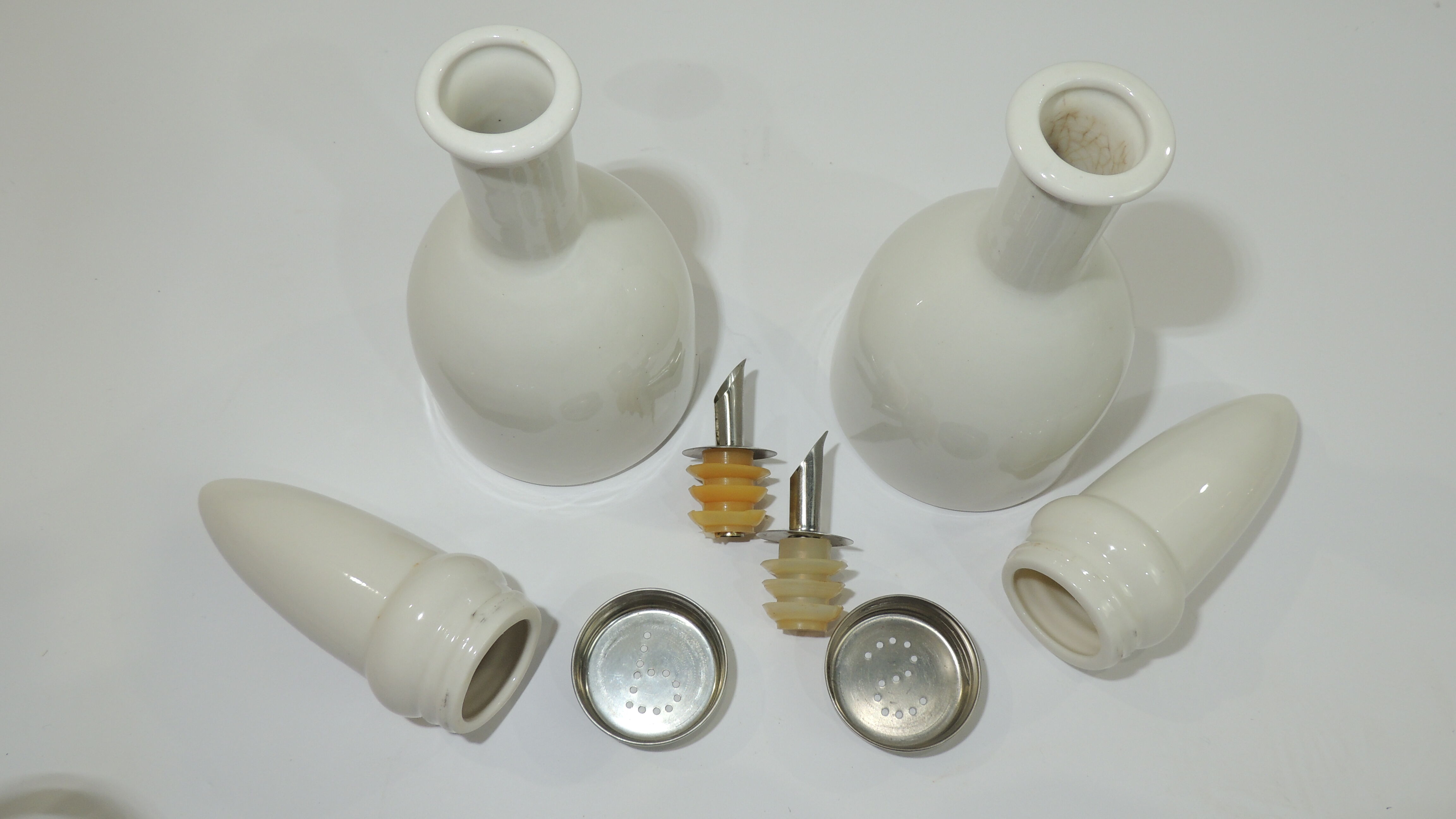 Service à condiments porcelaine