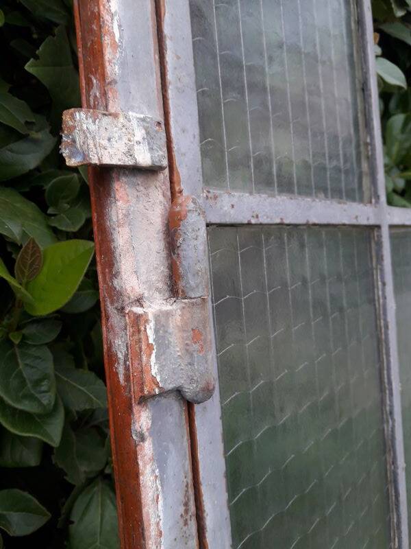 Window L107xH174 industrial curved metal glass roof frame reinforced glass