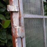 Window L107xH174 industrial curved metal glass roof frame reinforced glass