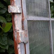 Window L107xH174 industrial curved metal glass roof frame reinforced glass