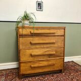 Vintage solid wood chest of drawers