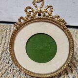 Round frame gilded bronze Louis XVI