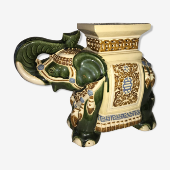 Ceramic elephant plant holder