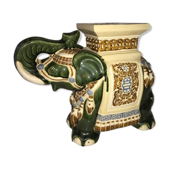 Ceramic elephant plant holder