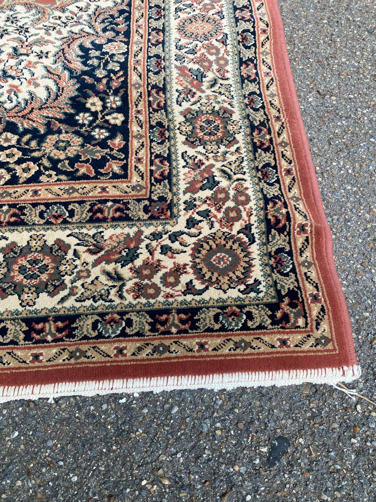 Burgundy Persian wool rug Khorassan 200x300cm
