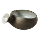 Ceramic, modernist bowl with handle, H. Ditlev. Denmark, 1960s