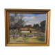 Gotthard Sandberg (1890-1961) , Swedish Oil Painting, Oil on Board, 1933, Framed