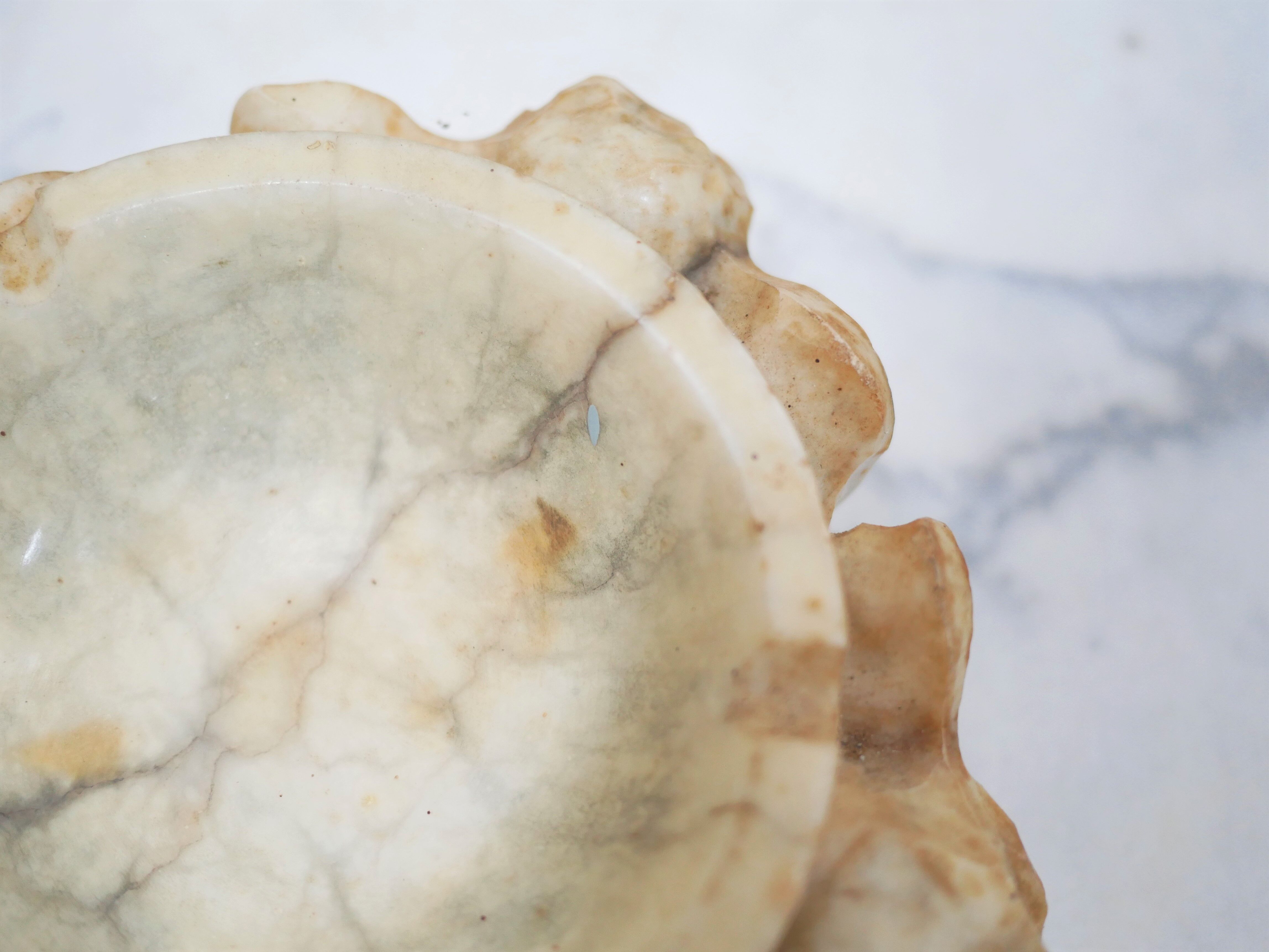 Vintage ashtray in alabaster