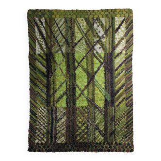 Marianne Richter “Kolmården” Pure Wool Rya Rug, 135x200cm