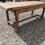solid oak farmhouse table