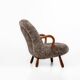 Rare pair of Clam chairs by Arnold Madsen for Madsen & Schubell, Denmark 1944