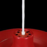 Louis Poulsen / Poul Henningsen “PH 5” pendant lamp / red / mid-century / Danish modern design / PH5