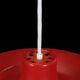 Louis Poulsen / Poul Henningsen “PH 5” pendant lamp / red / mid-century / Danish modern design / PH5