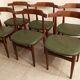 Ensemble de 6 chaises danoises de Hans Olsen pour le fabricant Frem Røjle