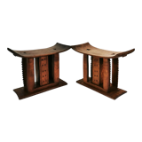 Ashanti-Akan Stools, Gahana, 1950s