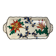 Plat Longwy ancien à décor de fleurs