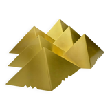 Set of 6 J.T. Kalmar Brass Wall Lamps