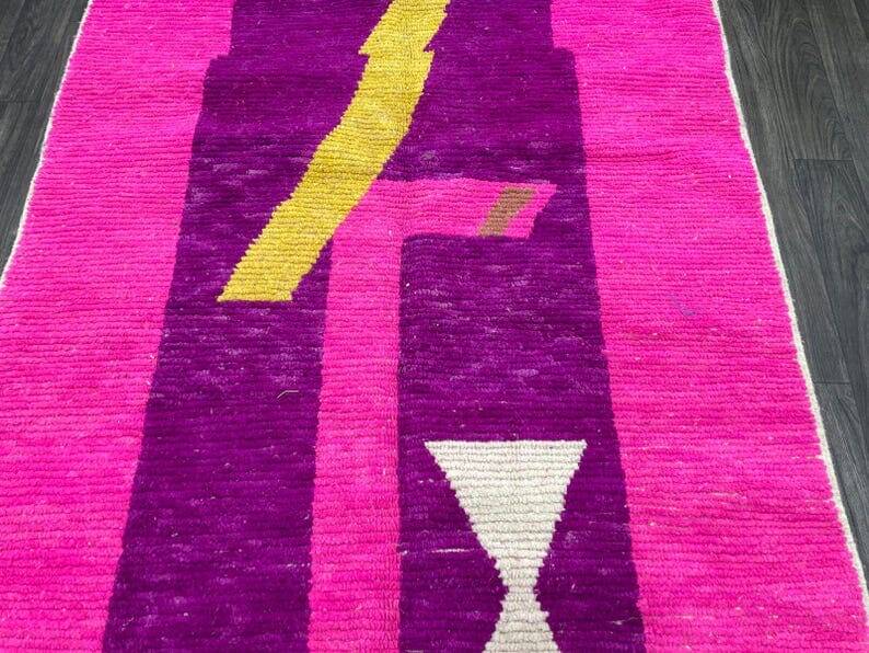 Handmade Beni Ouraine rug, size 150 x 250 cm