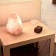 Jean-michel frank - table d’appoint gainée de cuir