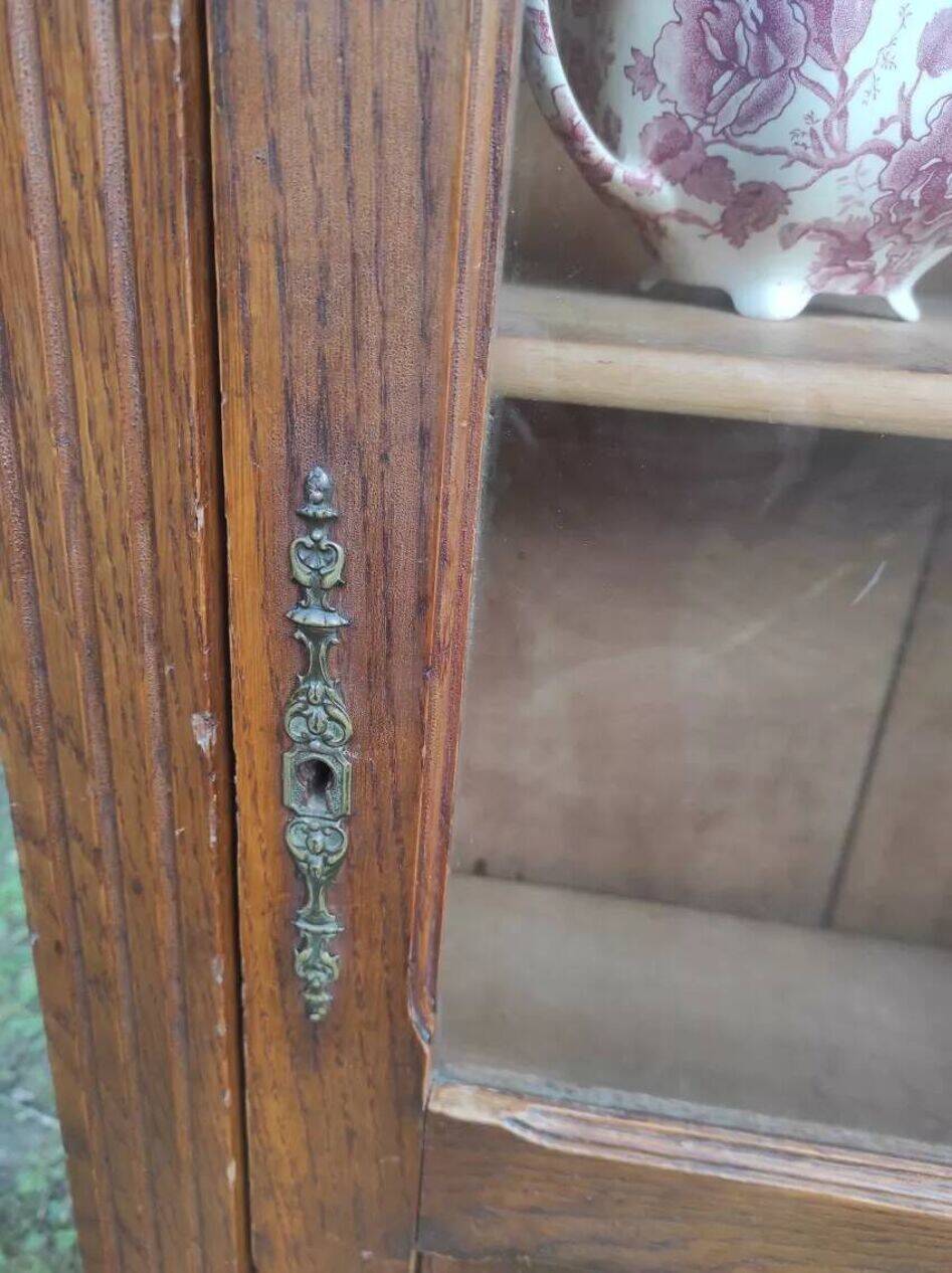 Glass-fronted Parisian wardrobe