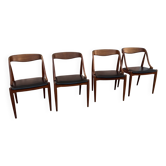 4 chaises •16 Johannes Andersen pour Uldum Mobelfabrik