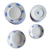 Assiettes porcelaine Guy Degrenne