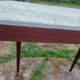 Console ancienne style louis xvi avec plateau marbre