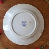 Ancienne Assiette en Faïence Creil et Montereau Service Dublin