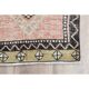 1970s Turkish Oushak Handmade Wool Cotton Orange Runner Rug 92x331