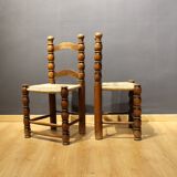 Pair of rustic chairs
