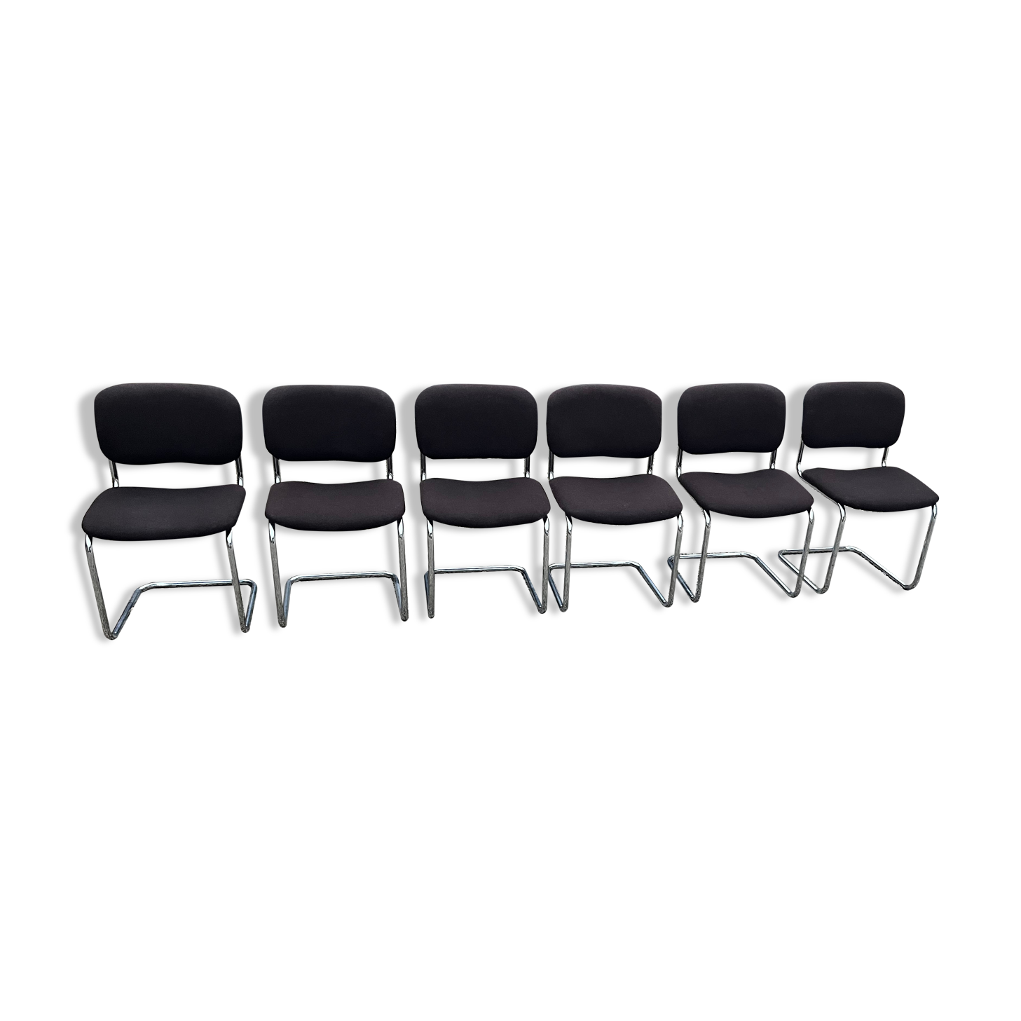 Breuer design fabric cesca chairs