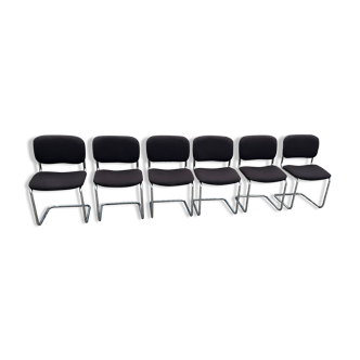 Breuer design fabric cesca chairs