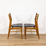 Scandinavian dining set, extendable table + six chairs - 197