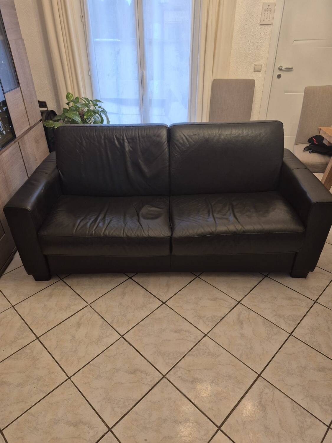 Leather sofa