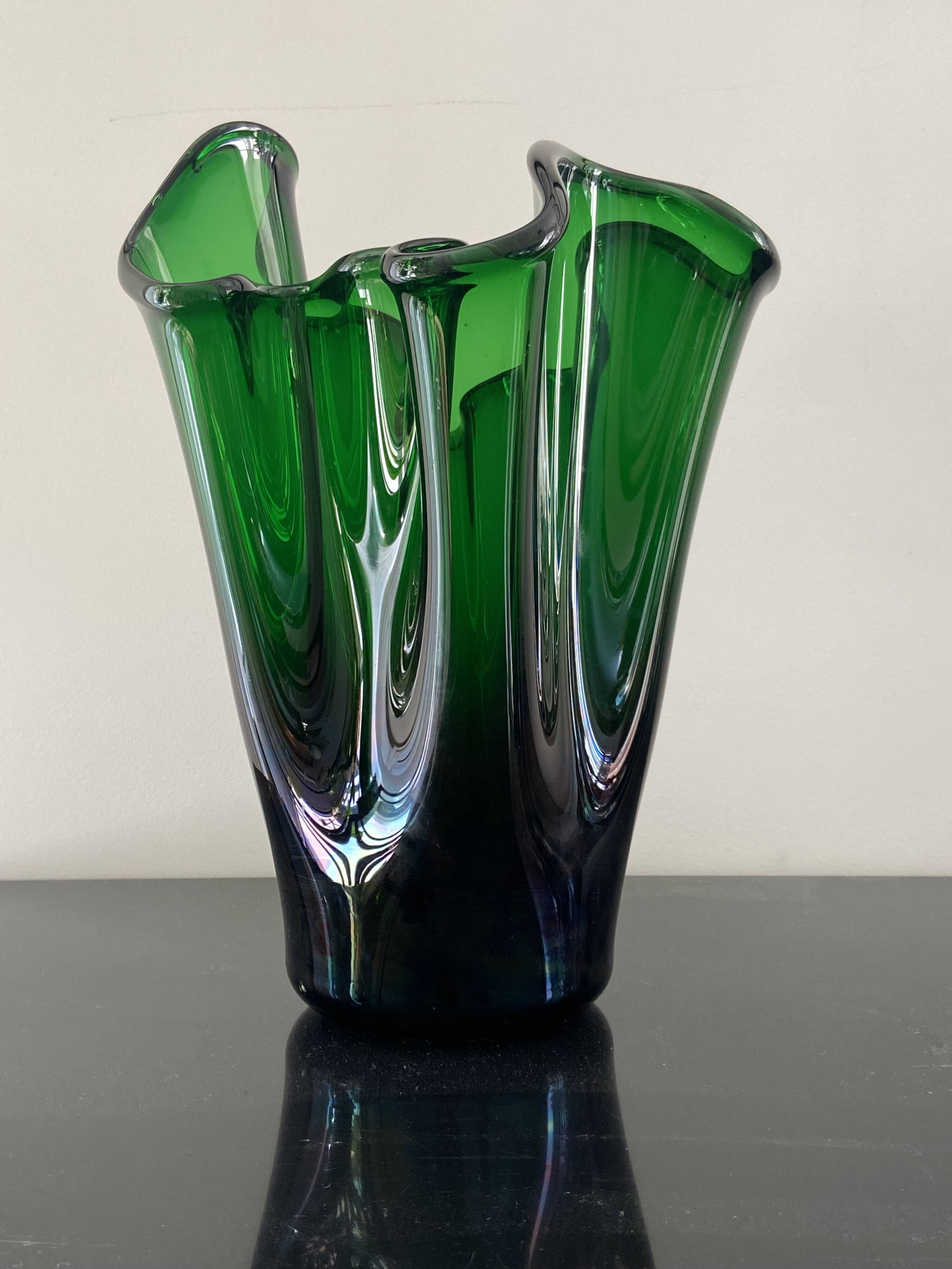 Murano vase "fazzoletto"