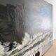 Huile sur toile inspirée des vues d’Etretat de Monet