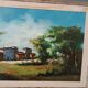 Landscape painting oil on canvas signed modanesi - canvas 70x50 cm - sabine countryside