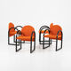 Postmodern dining chair by Dp Holesov 1980s