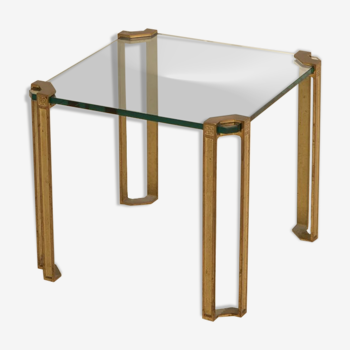 Brass side table by Peter Ghyczy 70's