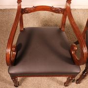 Paire de fauteuils en acajou d'époque William IV, circa 1830