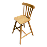 Children's wooden high chair