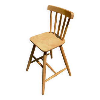 Children's wooden high chair