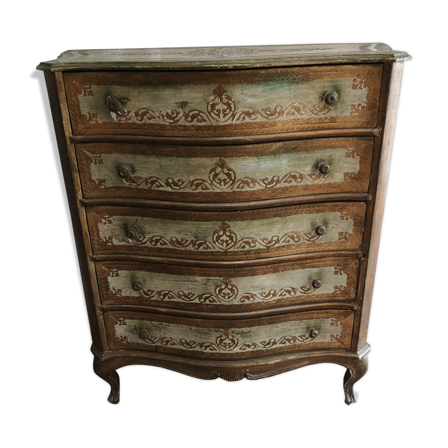 Venetian chiffonnier 5 drawers