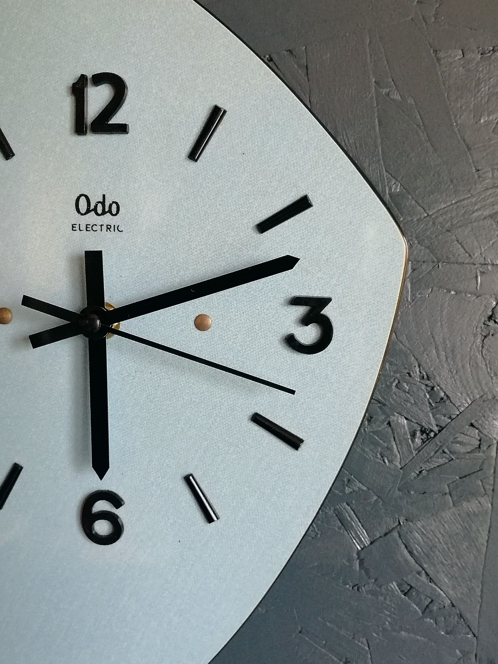 Vintage clock, "Blue Odo" wall clock