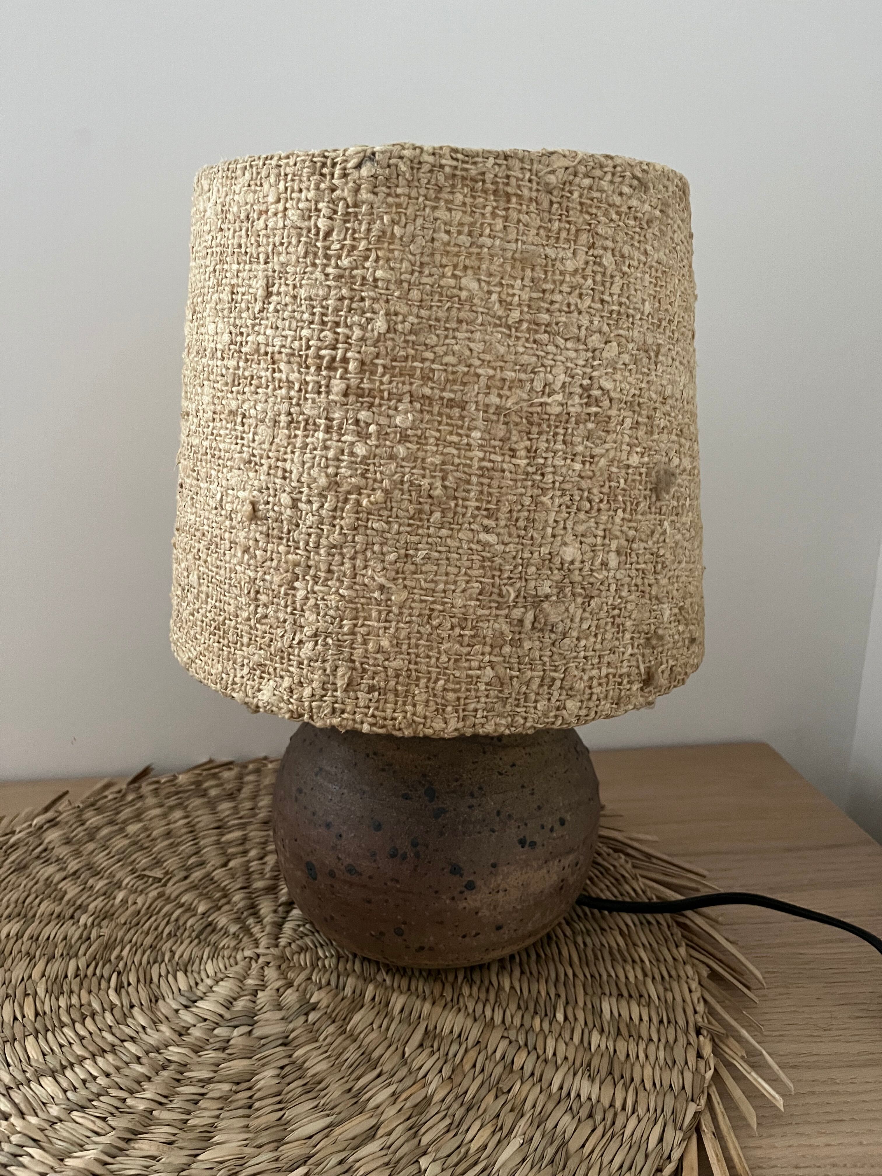 Lamp in Pyrite stoneware