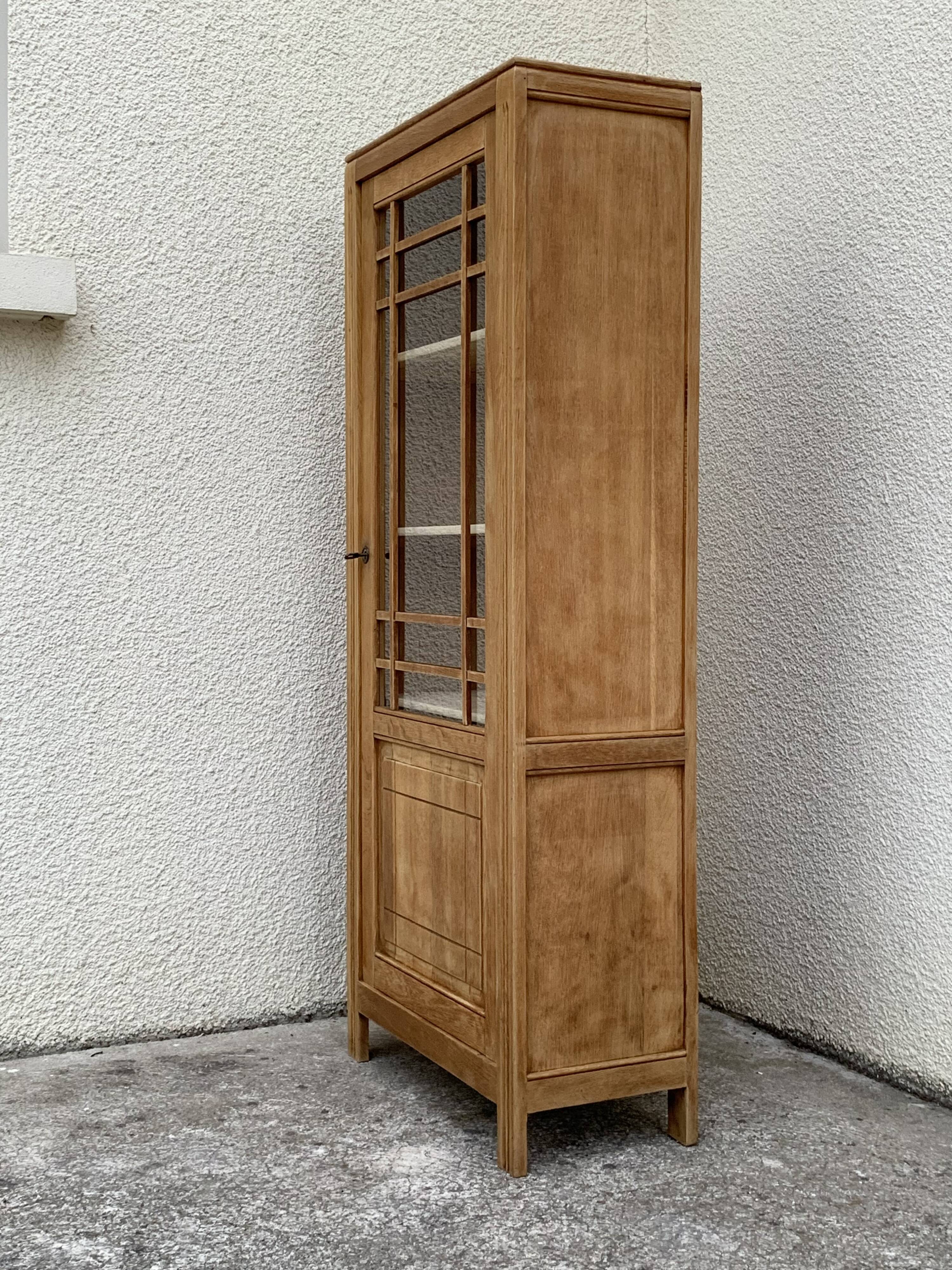Parisian glazed wardrobe raw wood 1930