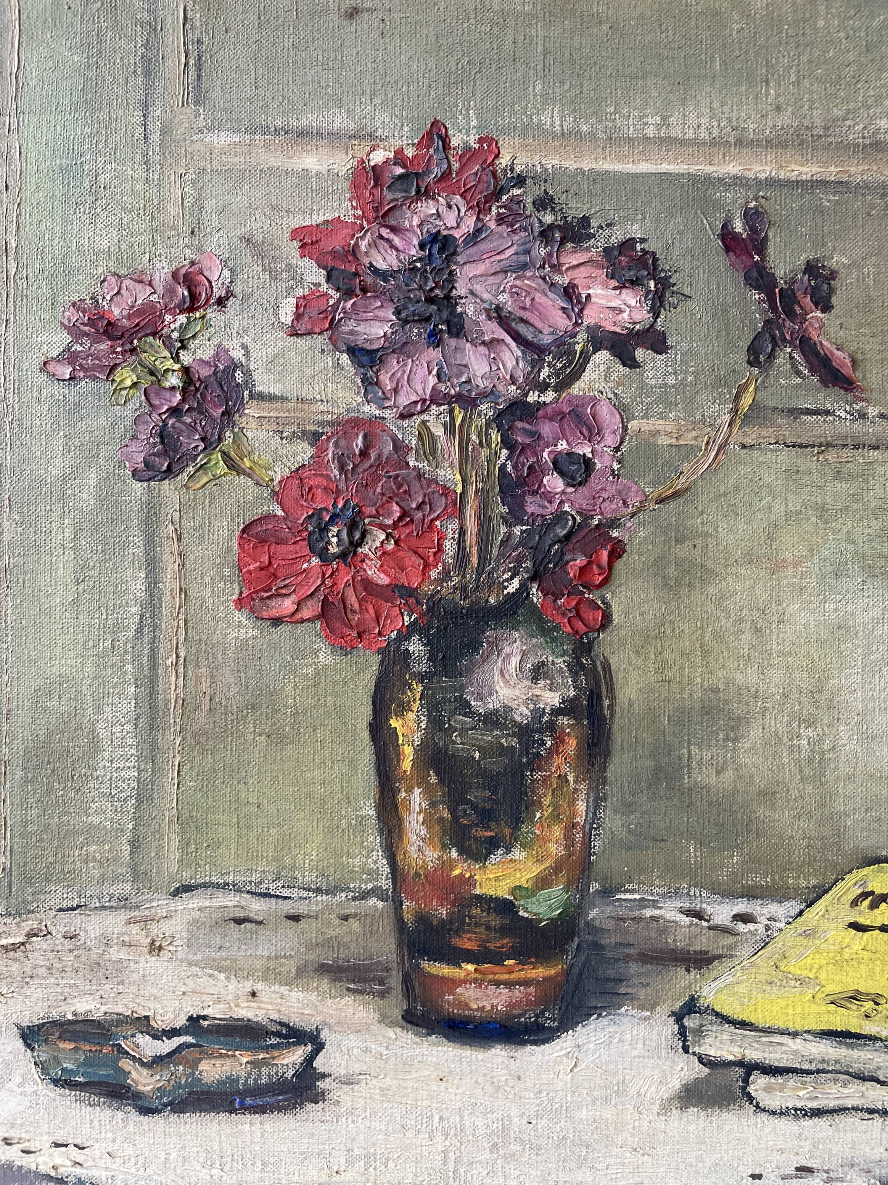 Old still life painting circa 1930