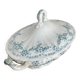 Covered dish, vegetable dish in Maastricht earthenware, Clara model