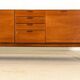 Mid-Century Sideboard by Meredew (Brown Leather Handles)
